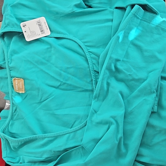 x free-est Onda Sleeved Mini Dress In Malachite Green - Picture 4 of 6